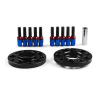 YHBH Entretoises De Roue Centrées Pour BMW Série F F10 F12 F13 F01 F02 F30 15 Mm 5 X 120 Mm 72,56 Mm M14 X 1,25 Boulons Coniques Élargisseurs de voie(15mm Blue)