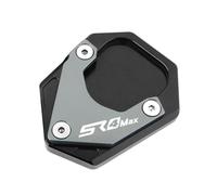 YHBH Extension De Béquille De Moto, Extension De Support Latéral, pour VOGE SR4MAX 350, Extension De Béquille, Coussinet De Pied Antidérapant Béquille Pédales Pied(Titane)