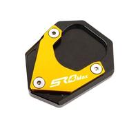 YHBH Extension De Béquille De Moto, Extension De Support Latéral, pour VOGE SR4MAX 350, Extension De Béquille, Coussinet De Pied Antidérapant Béquille Pédales Pied(Or)