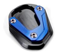 YHBH Extension De Béquille De Moto, Plaque De Support Latérale pour VOGE DS625X 900 DSX DS525X, Base D'agrandissement Antidérapante Béquille Pédales Pied(Bleu)