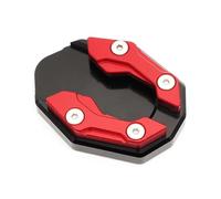 YHBH Extension De Béquille Latérale pour PCX150 PCX160 2021 2022, Plaque De Support De Pied Élargie Béquille Pédales Pied(Rouge 2)