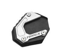 YHBH Extension De Béquille pour Moto pour BMW F800GS F900GS Adventure 2024-2025 F900, Plaque De Support Élargie Et Antidérapante Béquille Pédales Pied(Argent 1)