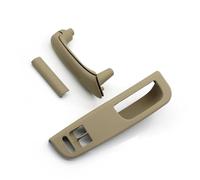 YHBH Garniture De Panneau Commande Vitre Intérieure Porte Voiture Pour VW Pour Bora Pour Golf 4 MK4 Pour Jetta Pour Passat (1999-2004) Poignée Intérieure Porte Avant(LHD-Beige 4Pcs)