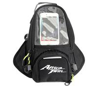 YHBH Sacoche De Réservoir pour Moto pour CRF1100L Africa Twin Adventure avec Aimant De Navigation Tactile Et Housse Anti-poussière(Noir 1)