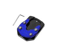 YHBH Support De Béquille Latérale Élargisseur De Pied pour Moto pour XAMX300 X-Max 125 250 300 400 avec Base Antidérapante Béquille Pédales Pied(Bleu 1)