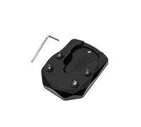 YHBH Support De Béquille Latérale Élargisseur De Pied pour Moto pour XAMX300 X-Max 125 250 300 400 avec Base Antidérapante Béquille Pédales Pied(Noir 1)