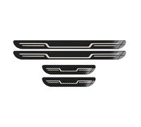 YHBIBI 4 Pièces Plaques Plinthes en en Acier Inoxydable pour Mercedes SL(2seats) 2013-2018, Autocollant de Protecteur de PéDale de Seuil de Porte,C-Carbon Fiber