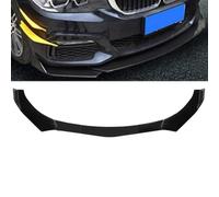YHBIBI 5Pièces Voiture Becquets Avant pour Peugeot 206 2004-2013, Protecteur Canard Diffuseur Becquet Splitter Séparateur Bumper Lip kit,B-Carbon Fiber