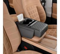 YHBIBI Tapis D'accoudoir Voiture pour Jaguar XFL 2017-2020 (2021-), Tapis Rehaussement Boîte D'accoudoir avec Rangement Porte-gobelet, Accessoires Intérieurs,G-Light Grey