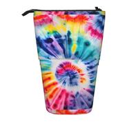 YHBLYKXP Beautiful World Rainbow Tribe Trousse à crayons rétractable verticale pour le bureau, les voyages et le transport quotidien