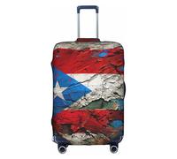 YHBLYKXP Porto Rico Housse de protection élastique pour valises de 45,7 à 81,3 cm, blanc, XL