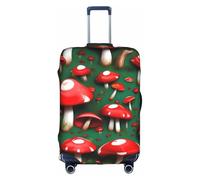 YHBLYKXP Red Cap Housse de protection élastique pour valises de 45,7 à 81,3 cm Motif champignons, blanc, X-Large