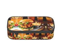 YHBLYKXP Sac de rangement de grande capacité pour hamburger de poulet, sac de rangement pour fournitures de bureau, trousse de maquillage, organiseur de bureau avec