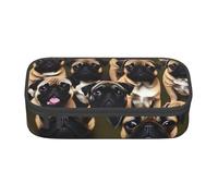 YHBLYKXP Sac de rangement Imagen De Pug - Impression standard - Grande capacité - Pour fournitures de bureau - Trousse de maquillage - Organiseur de bureau avec