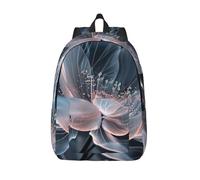 YHBLYKXP Sac de sport léger avec imprimé floral 3D, sac à dos décontracté, 45 x 16 x 31 cm, noir, Medium