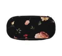 YHBLYKXP Trousse à crayons en tissu Oxford imprimé fleurs avec compartiments en maille - un choix pratique ou de voyage