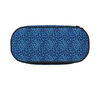 YHBLYKXP Trousse à crayons en tissu Oxford imprimé léopard avec compartiments en maille - un choix pratique ou de voyage