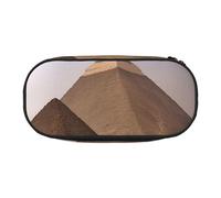 YHBLYKXP Trousse en tissu Oxford imprimé Pyramides d'Égypte avec compartiments en maille - Un choix pratique ou de voyage