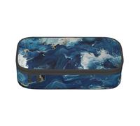 YHBLYKXP Within the Tides BD004 Boîte de bureau imprimée de grande capacité, organiseur de papeterie, sac à cosmétiques, noir, BD004