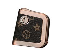 YHBNJIGW Briquet à pétrole Portable rétro, Ouverture et allumage à Une Touche, Carburant Rechargeable, Un Cadeau for Hommes, pères et Maris (kérosène Non Inclus)(Black1)