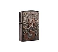 YHBNJIGW Briquet Coupe-Vent à kérosène en Argent Antique, allumage par meule, gaufrage Double Face, Carburant Rechargeable, Convient for la Collection/Cadeau (kérosène Non Inclus)