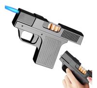 YHBNJIGW Briquet Torche Gonflable Coupe-Vent, Gonflable Recyclable, Allume-Cigare Multifonctionnel 2 en 1, Support de boîte à Cigarettes Ordinaire et Briquet Torche, Cadeau for Mari