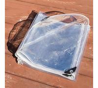 YHBZ Bêche Transparente imperméable,Bêche Verre Souple avec œillets,2x3m,3x6m,1.5x4m,Clair Bâche étanche pour Jardin,Camping,Patio,dépôt,Anti-vieillissement