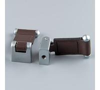 YHBZ Poignée en Cuir Marron,Boutons de tiroir élégants,Anneau de Traction de Porte de Meubles Modernes,Boutons Placard,2 pièces avec vis faciles à Installer,étanches à l'humidité,41mm