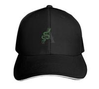 YHCIREB Casquette de Baseball avec Inscription « A » de l'école de Magie Harry Serpentard, Grande Taille, pour Homme |-F-| Casquette de Baseball pour Homme et Femme