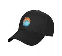 YHCIREB Casquette de Baseball Changement Climatique La Terre est en feu Greta Thunberg Western Bobble Golf Hommes Femmes Chapeau