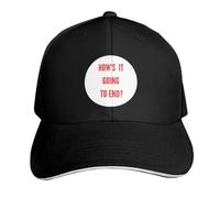 YHCIREB Casquette de Baseball « Comment ça va finir » pour Femme, Chapeau de Soleil, de Luxe, de Golf, de Camionneur, pour Homme et Femme