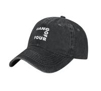 YHCIREB Casquette de Baseball Gang of Four personnalisée Rugby Derby Luxe pour Hommes et Femmes