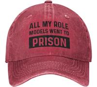 YHCIREB Casquette de Baseball Humoristique avec Motif « Tous Mes modèles sont allés en Prison » pour Femmes