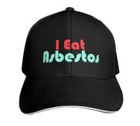 YHCIREB Casquette de Baseball Je Mange de l'amiante Golf Golf New Hood Baseball Hommes Femmes Chapeau