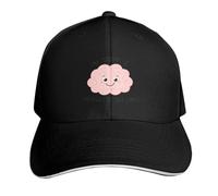YHCIREB Casquette de Baseball Mon Cerveau est Plein de Paroles de BSB Trucker Noël Pêche Luxe Homme Homme Tennis Femme Chapeau