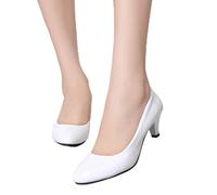 YHCS Femelle Pompes Nues Bouche Peu Profonde Femme Chaussures de Mode Bureau de Mariage Chaussures de fête de Mariage Dames Bas Talons Chaussures Femme Automne