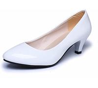 YHCS Pompes Féminines Nude Bouche Peu Profonde Femmes Chaussures Femmes de Mode Bureau de Travail de Mariage Chaussures de Mariée Chaussures de Dames Chaussures à Talons Bas Femmes Automne