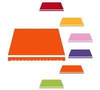 YHDMDQ 2/3/4/5/6/7m Tissu De Remplacement pour Auvent Manuel Rétractable, Toile De Remplacement pour Abri Pare-Soleil, Tissu De Rechange pour Store Banne De Balcon(Orange,6x1.5m/20x5ft)