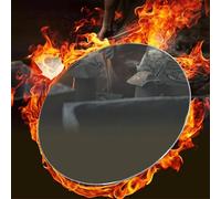 YHDMDQ Plateau De Table À Manger Rond En Verre, Dessus En Verre Trempé Transparent 28-100cm, Plaque De Tables Circulaire Pour Mobilier Cuisine Restaurant(80cm(31.5in))