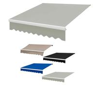 YHDMDQ Tissu De Remplacement for Auvent De Balcon 300x200/400x200/600x200cm, Toile De Remplacement pour Abri Pare-Soleil, Tissu De Rechange for Auvent De Terrasse Rétractable(Gray,6x3.5m/20x12ft)