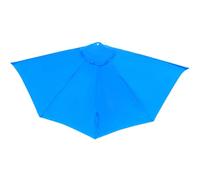 YHDMDQ Toile De Rechange pour Demi-Parasol 270cm 5 Baleines, Auvent De Rechange De Parapluie, Housse De Rechange De Parasol De Jardin Terrasse, Toile De Parasol Bâche De Remplacement(Lake Blue)