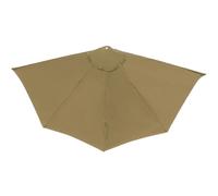 YHDMDQ Toile De Rechange pour Demi-Parasol 270cm 5 Baleines, Auvent De Rechange De Parapluie, Housse De Rechange De Parasol De Jardin Terrasse, Toile De Parasol Bâche De Remplacement(Khaki)