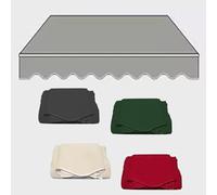 YHDMDQ Toile De Store De Remplacement, Tissu De Remplacement for Auvent, 2/3/4/5m Tissu De Rechange pour Store Banne, Couverture Abri De Remplacement Toile pour Store Banne(Grey,5x2m/16x6.5ft)