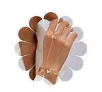 Yheakne Boho Papillon Bracelet Doigt Or Bracelet Chaîne Esclave Anneau Vintage Bracelet Poignet Personnaliser Papillon Main Bracelet Chaîne Bijoux Pour Femmes Et Filles Cadeaux