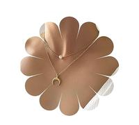 Yheakne Boho Pearl Moon Choker Collier Or Perle Pendentif Collier Vintage Layered Collier Crescent Moon Collier Bijoux pour Femmes et Filles Cadeaux