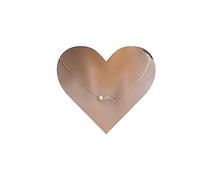 Yheakne Boho Perle Infinity Collier Ras Du Cou Argent Perle Pendentif Collier Figure Huit Collier Chaîne Bijoux pour Femmes et Filles Cadeaux (Argent)