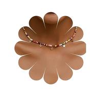 Yheakne Collier Ras Du Cou Boho Coloré Avec Perles De Graines Collier Court Avec Perles Arc-en-ciel Collier Pendentif Étoile Dorée Collier Multicolore Collier Chaîne Bijoux Pour Femmes Et Filles