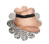 Yheakne Collier Ras Du Cou En Dentelle Noire Vintage Collier De Dentelle Creuse Collier De Dentelle Crochetée Collier Ras Du Cou De Tatouage Punk Chaîne Courte Pour Femmes Et Filles