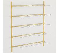 YHEIANJ Présentoir à vêtements Mural Moderne pour Chaussettes, sous-vêtements, Bijoux, Porte-clés, Chapeaux et Jouets.,Gold 100CM × 150CM