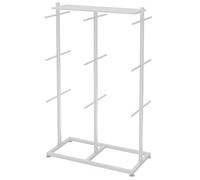 YHEIANJ Présentoir Multifonctionnel pour Lingerie - Présentoir de Rangement pour sous-vêtements, Chaussettes, Culottes, Foulards et Shorts pour magasins de vêtements - Cintr，White 31.5x15.75x53.15in